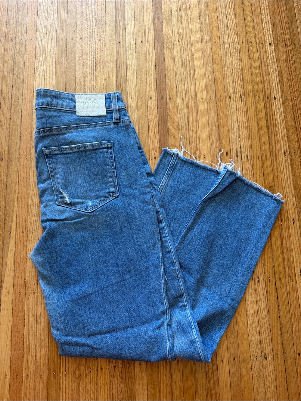 PAIGE Hoxton Slim Light Blue Denim Jeans